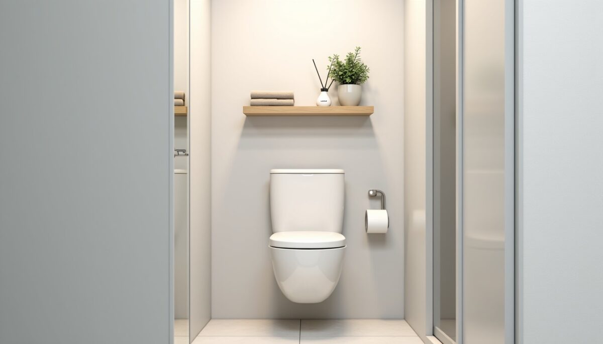 Déco WC Petit Espace : 15 Astuces Ingénieuses pour un Coin Sanitaire Élégant et Pratique Déco WC Petit Espace : 15 Astuces Ingénieuses pour un Coin Sanitaire Élégant et Pratique
