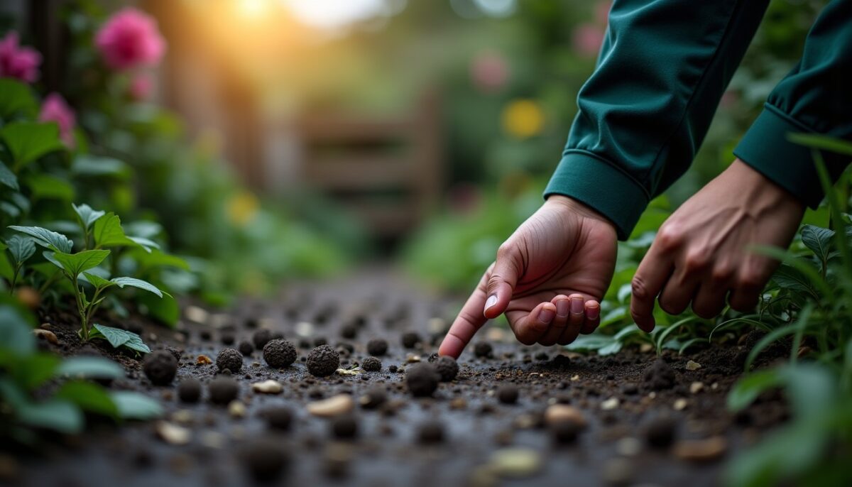 Apprenez à reconnaître les déjections des animaux nocturnes pour entretenir un jardin en pleine santé
